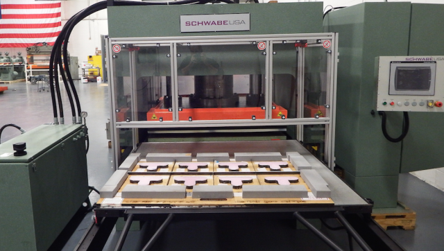 Schwabe cutting foam sr press medical industry
